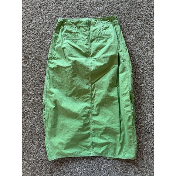Anthropologie Pilcro Barrel‎ Midi Skirt In Kelly Green Women's Size 4 /s1 - Picture 6 of 10